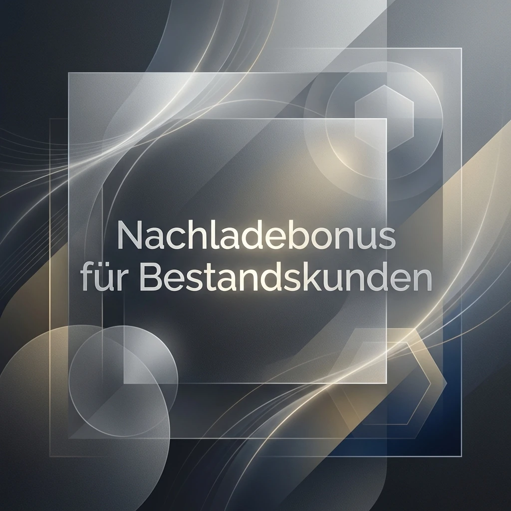 Nachladebonus für Bestandskunden